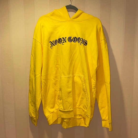 NOON GOONS Yellow Logo Hoodie - Picture 2 of 8